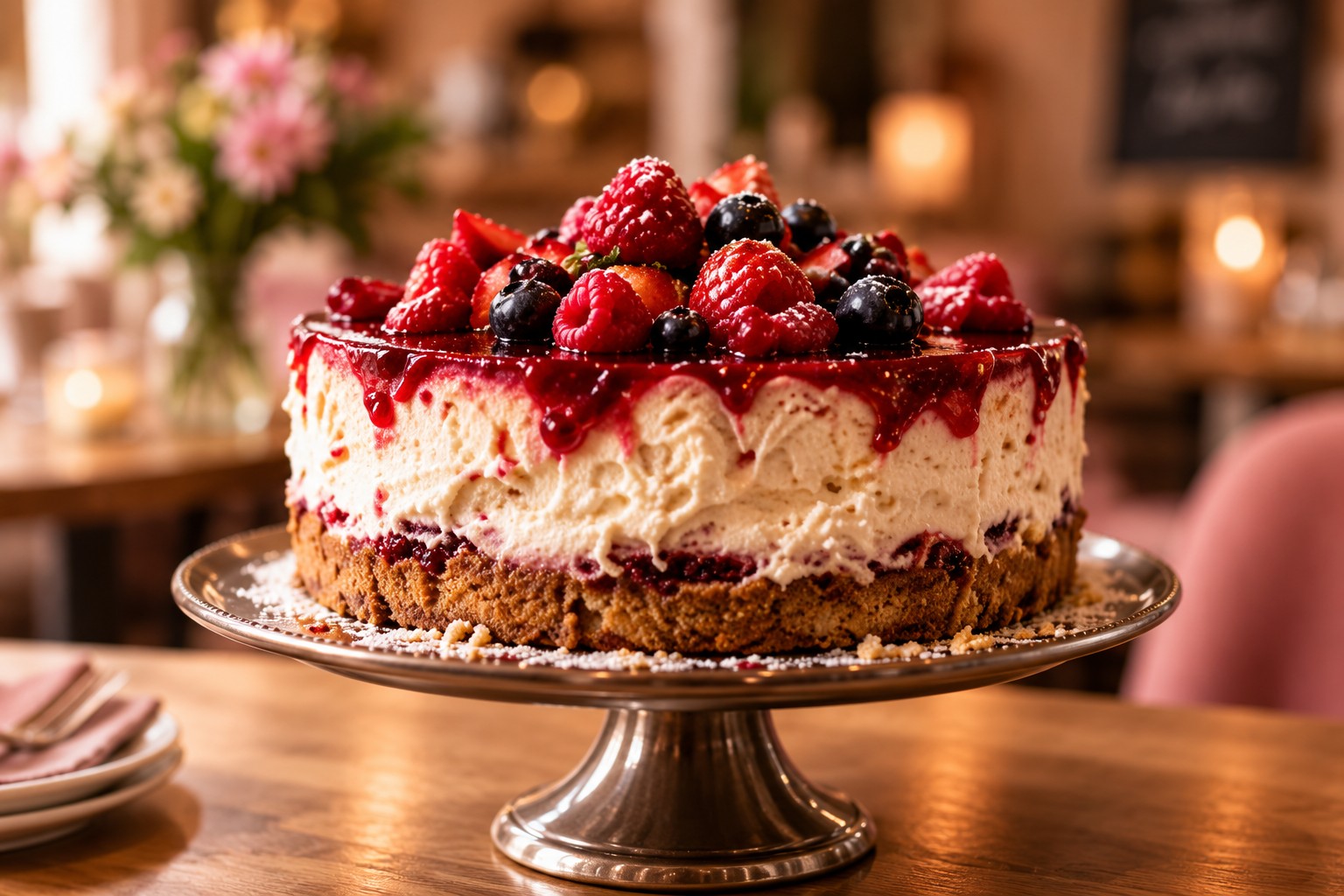 Beerentorte – vorläufiges KI-Motiv